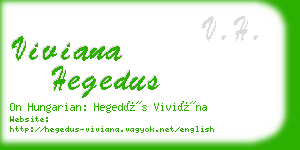 viviana hegedus business card